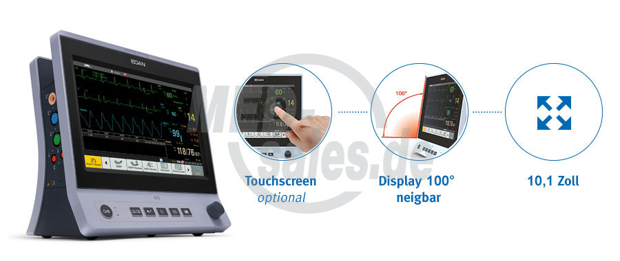 Edan X10 Patientenmonitor Funktionale Technik